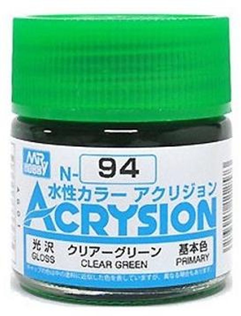 Mr Hobby - Gunze N-094 - Acrysion (10 ml) Clear Green - Neu
