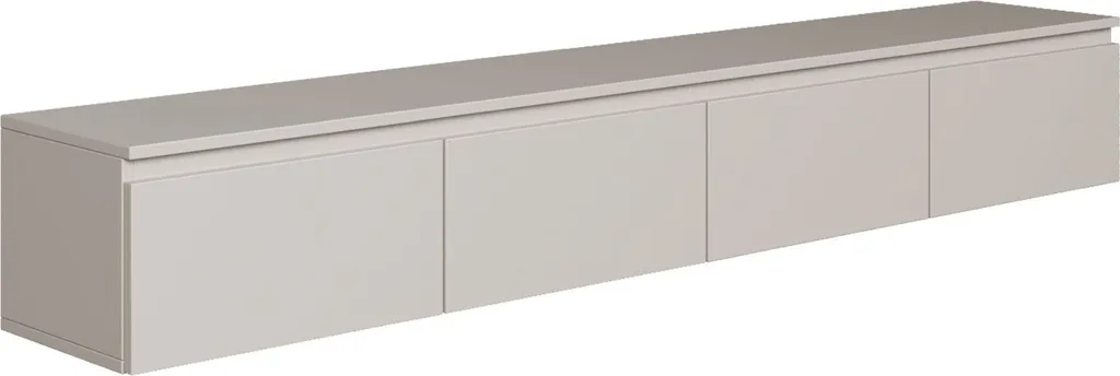 Grand Meuble TV de Salon Suspendu 200 cm - Idéal pour Grand Écran Plat