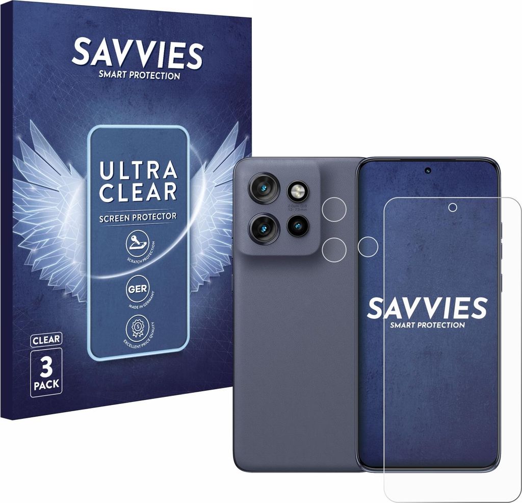 6x Für Motorola Edge 60 Neo (Display+Kamera) Schutzfolie Produktbild 