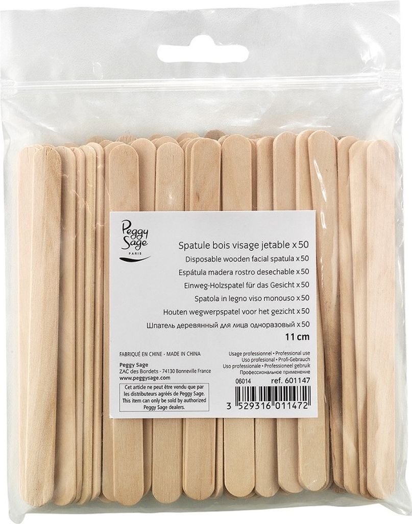 Peggy Sage Einweg-Holzspatel, 50 Stück-Packung Produktbild 