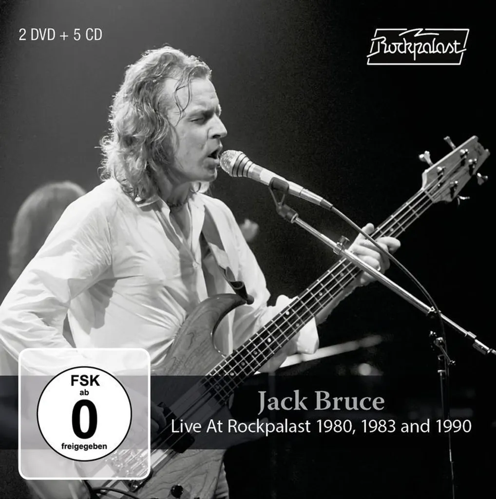 Jack Bruce Live At Rockpalast Coffret Collector 5 CD et 2 DVD Inédits