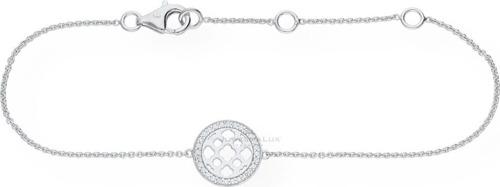 JuwelmaLux Armband 925/000 Sterling Silber mit synth Zirkonia JL10-03-1314
