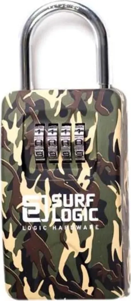 Surflogic Serrure de Sécurité à Clé Standard Vert One Size pour Surf
