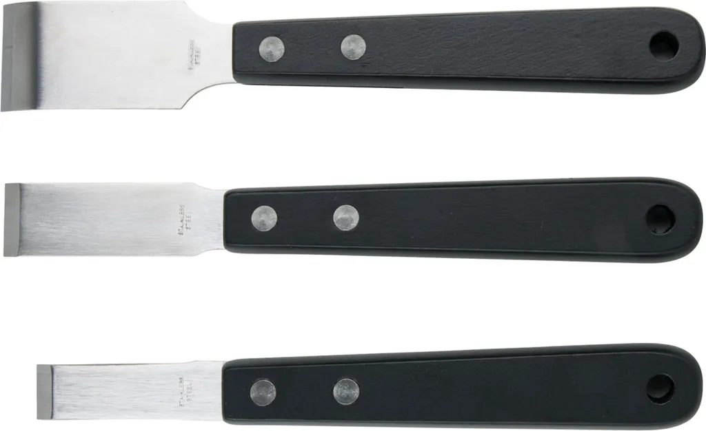 KS TOOLS 907.2270 Jeu de burins de grattage 3 pièces pour carrosserie