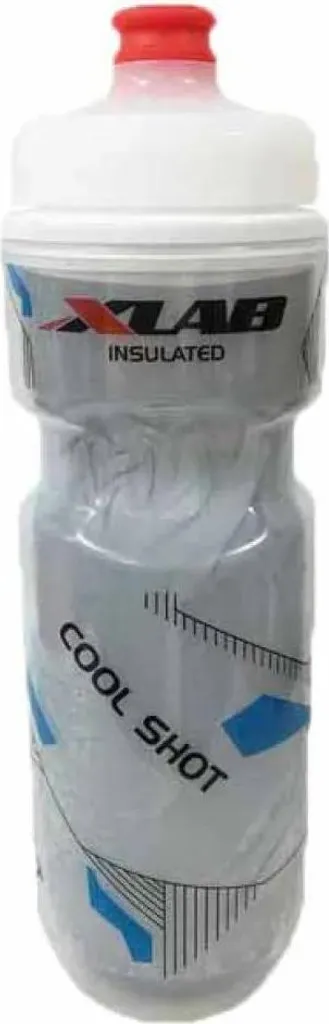 Gourde Vélo Grise Xlab Cool Shot 600ml Isotherme pour Longue Distance