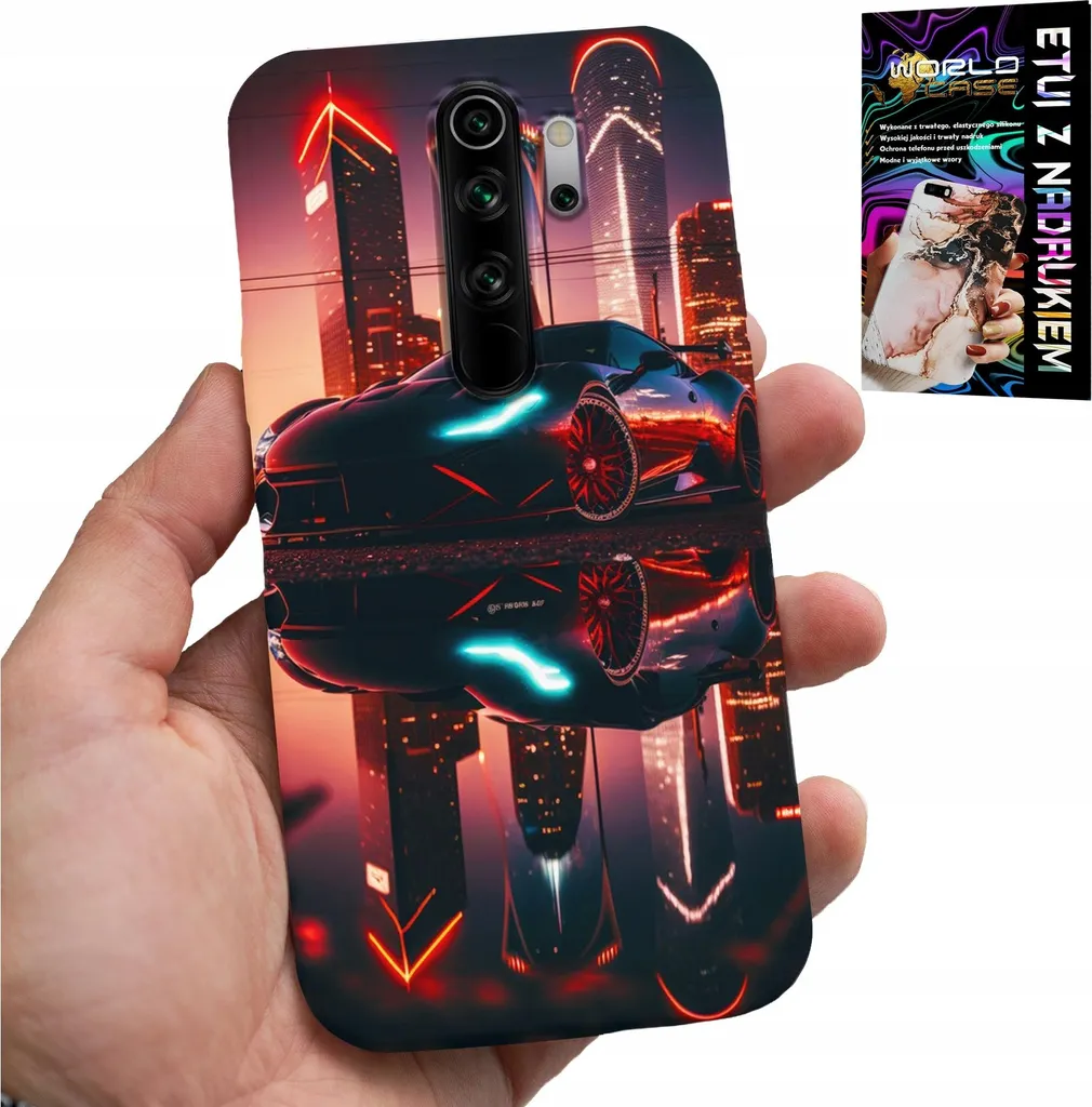 Custodia Rugged Xiaomi Note 8 Pro Auto Design Uomo + Screen Film