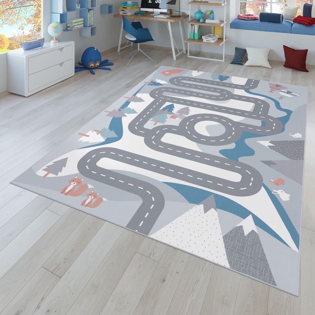 TT Home Kinder-Teppich, Spiel-Teppich Für Kinderzimmer Produktbild 