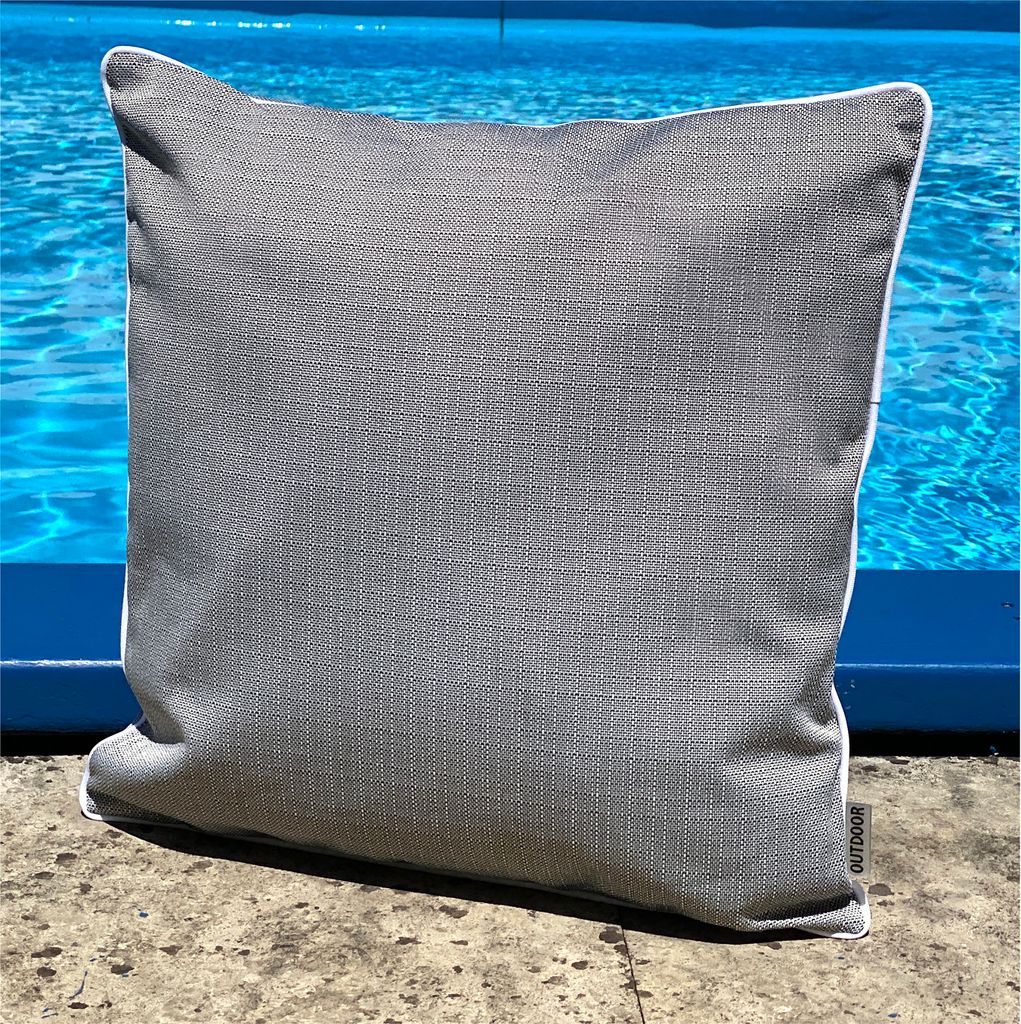 heimtexland ® Outdoor Deko Kissen Sitzkissen Lotus Effekt Produktbild 2