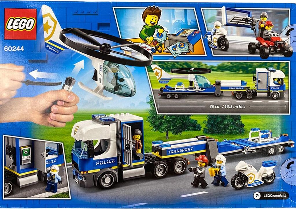 ひろすん LEGO 60244 City Helikopter policyjny, zestaw konstrukcyjny