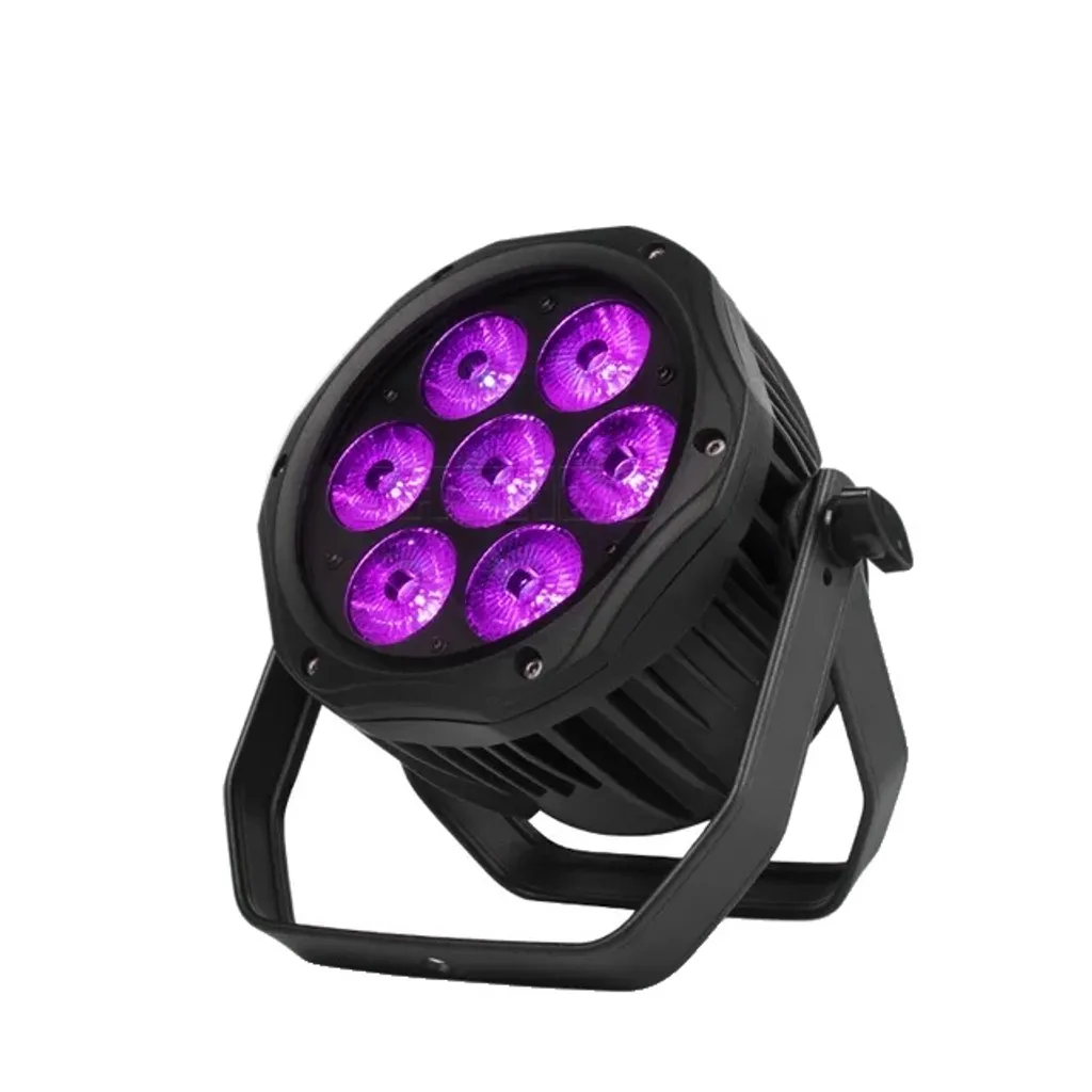 Éclairage de Jardin et Scène LED Par IP65 RGBW+UV 7x18W Extérieur