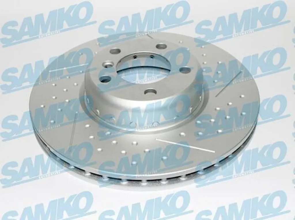 2 Disques de frein SAMKO B2105VBR pour BMW Série 1 F20 et 3 F31 73.2mm