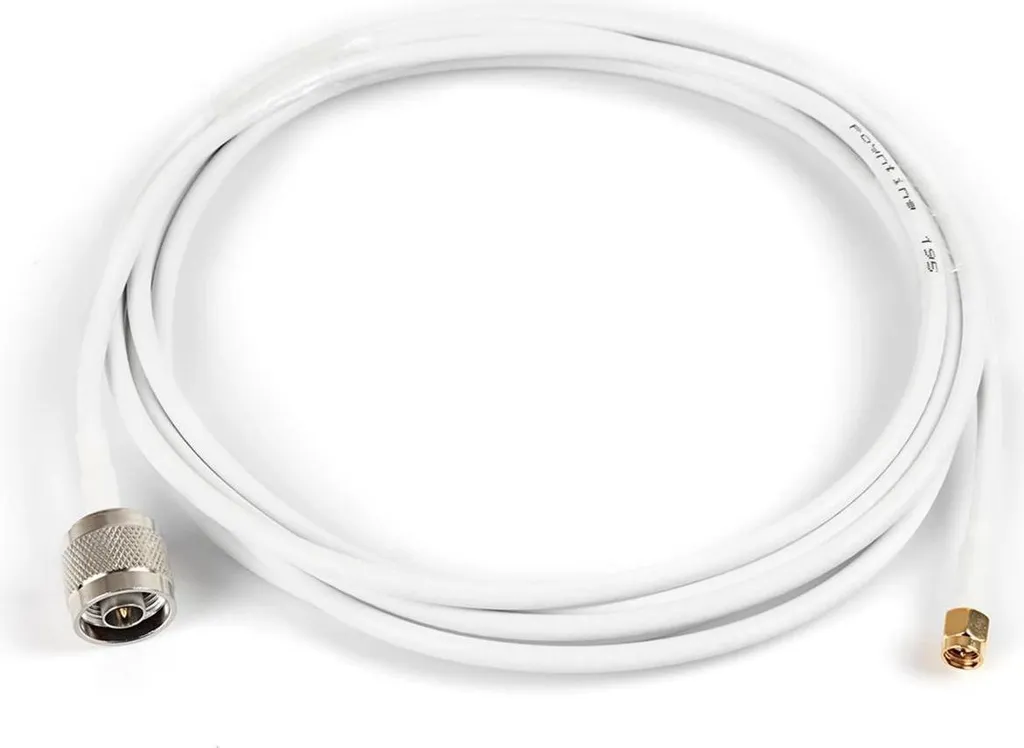 Câble pour Antenne 4G/5G 5m N-mâle vers SMA-mâle Liaison Modem Routeur