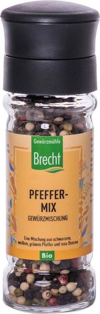 Brecht Gewürzmühle Pfeffer Bunt Mühle 40g, Produktbild 