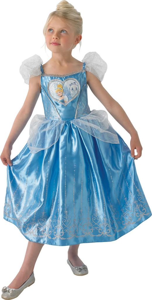 Cinderella - Karnevalkostüm Faschingskostüm Kinder Kindergröße: 128