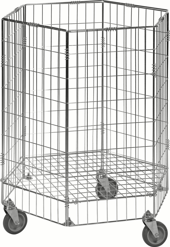 Kongamek Gitterwagen 700x700x900mm mit 60kg Tragkraft und Gummibereifung Ø100mm