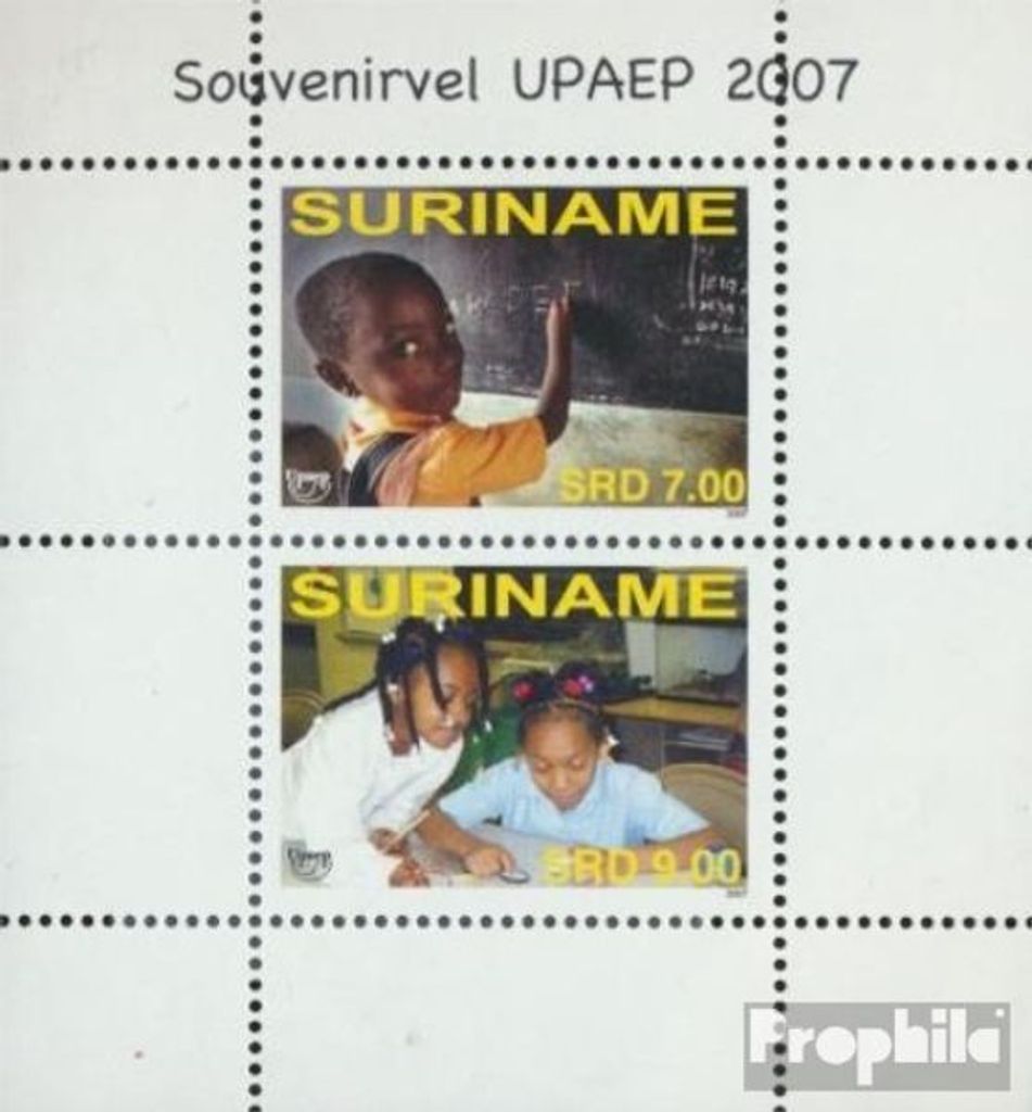 Briefmarken Suriname 2007 Mi Block103 (kompl.Ausg.) postfrisch Bildung für alle