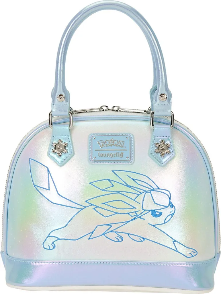 Sac Pokémon Loungefly Type Glace Hiver en Cuir Vegan avec Motifs Gravés