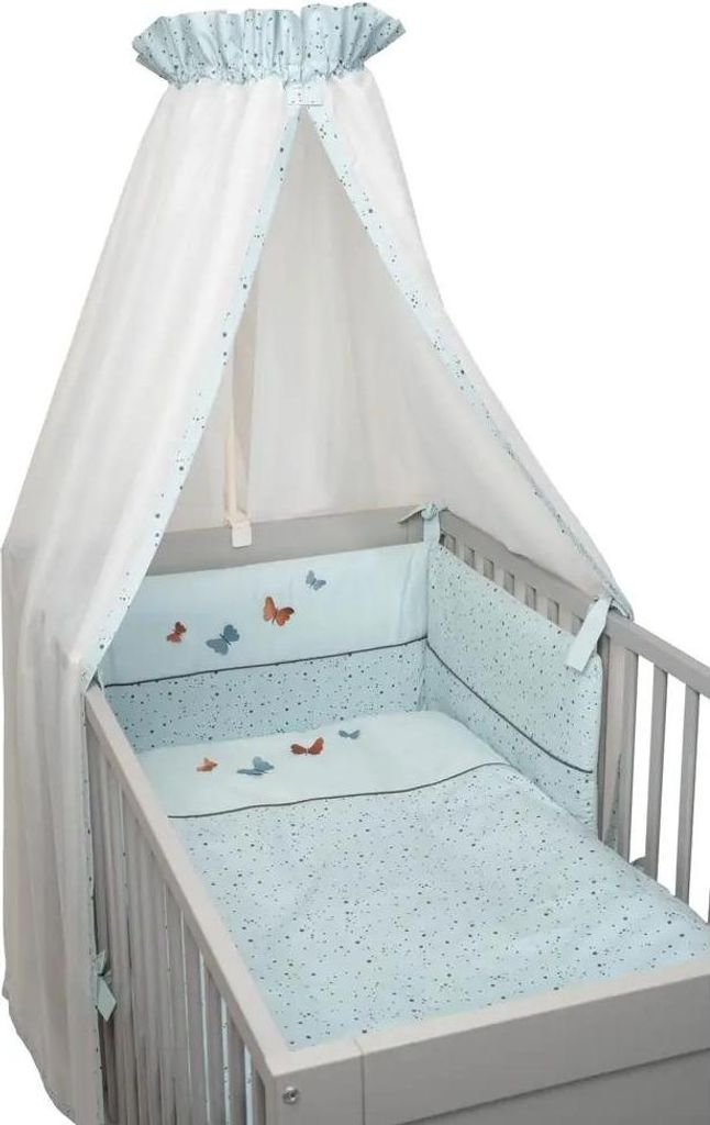 Be Be's Collection 3D Schmetterlinge mint Bett-Set 3-tlg.