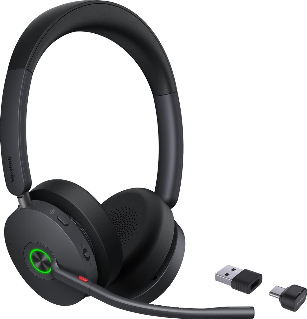 Yealink BH74 UC USB-C/A Headset, Kabellos, Büro/Callcenter, 162 g, Kopfhörer, Schwarz
