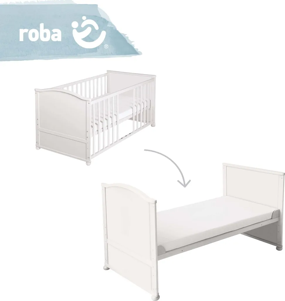 Parure de lit bébé complète Roba Adam & Eule avec tour de lit et ciel - 11