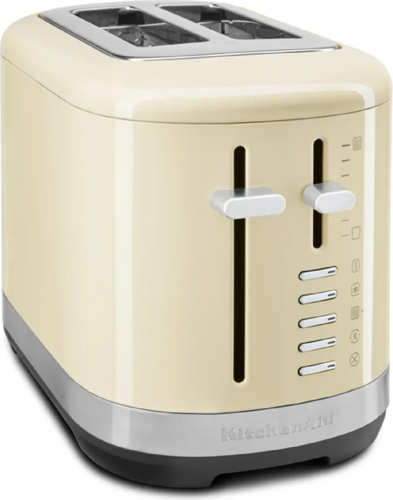 Grille-pain 2 Fentes KitchenAid 5KMT2109EAC Crème - Petit Déjeuner Chic