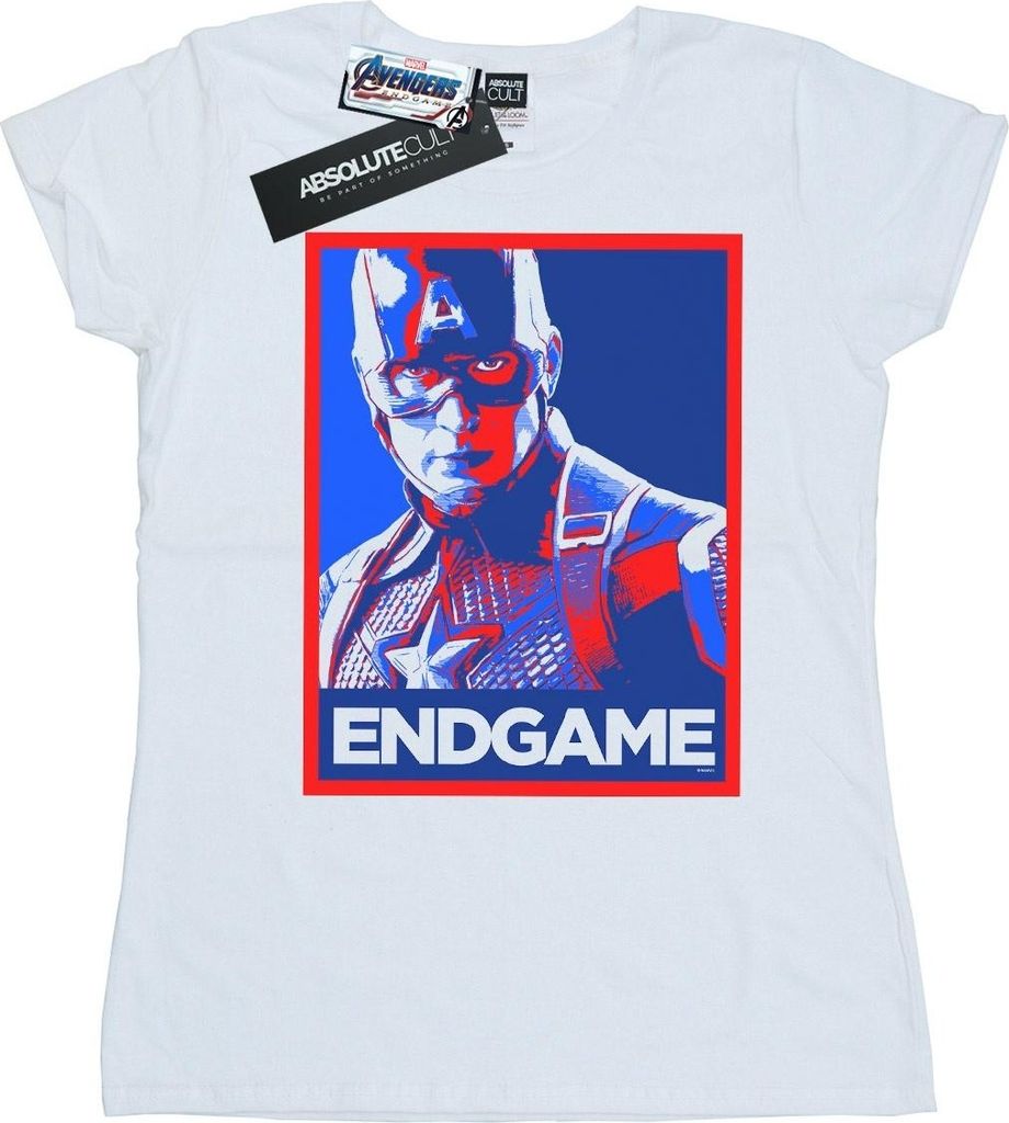 Marvel - "Avengers Endgame" T-Shirt für Damen BI5102 (S) (Weiß)
