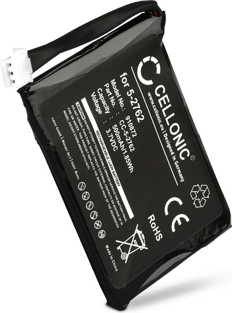 CELLONIC 1x Akku für Festnetz Kompatibel mit Philips ID555 - Design Collection, Kompatibel mit Grundig Scenos, Scenos A, SL-422943 - (500mAh, 3.7V)