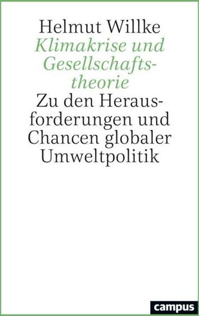 Klimakrise und Gesellschaftstheorie