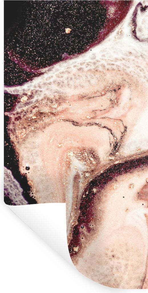 MuchoWow Wandtattoo Wandsticker Wandaufkleber Marmor - Mineralien - Naturstein 20x40 cm Selbstklebend und Repositionierbar - Selbstklebend - Foto...