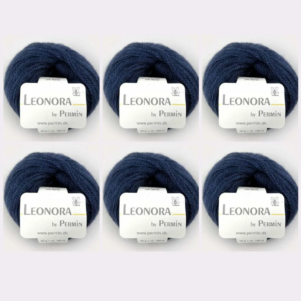 Laine Leonora Permin anti-irritation en soie et mohair pour peaux douces