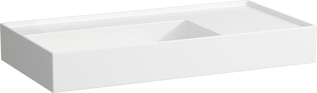 LAUFEN Kartell Waschtisch, ohne Hahnloch, ohne Überlauf, Ablage rechts, 900x460mm, H810338A001121