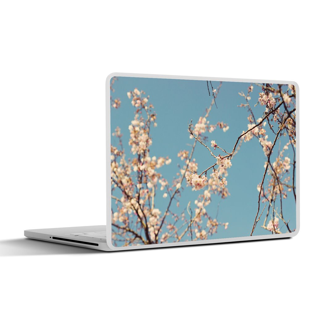 MuchoWow Laptop Aufkleber Sticker Cover Blüte 32.5x23.5 cm - Sticker für Laptop - Selbstklebend
