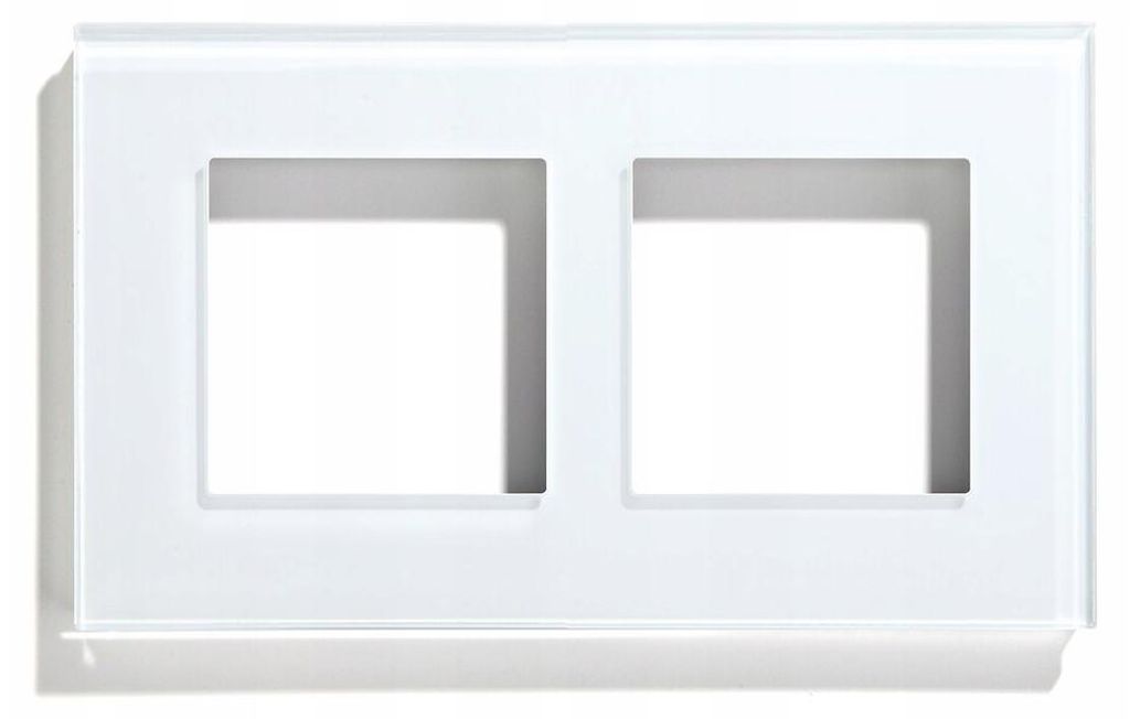 WEISSER 2-Feld-Glasrahmen für das RTX SH-System Produktbild 