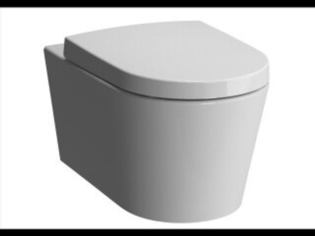 VITRA 5176B003-0101 Tiefspüler-Wand-WC Nest VitrA Flush Produktbild 