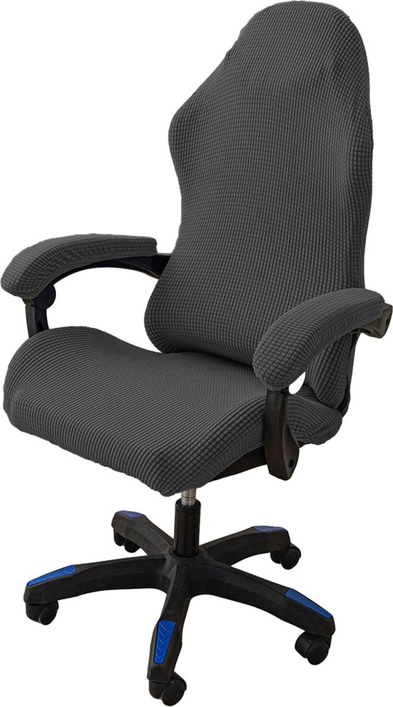 1 Set stilvolle nordische Gaming-Stuhlbezüge, weiche Elastizität, rutschfest, staubdicht, Polarfleece-Sesselbezüge