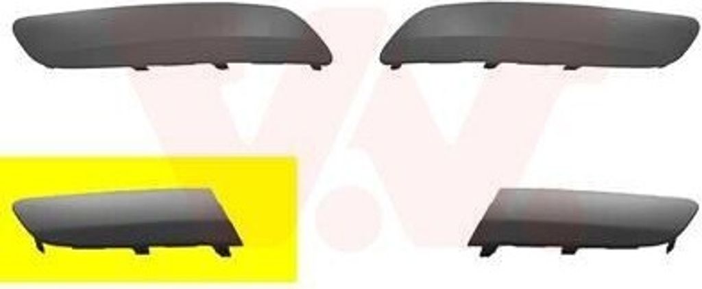 VAN WEZEL 5886584 - OE 1K0807718E Blende, Stoßstange vorne rechts für Golf V (1K), Jetta III (1K2)