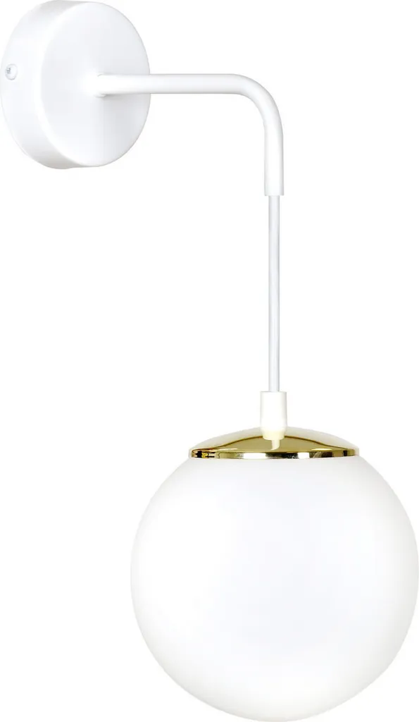 Applique en Acier Blanc OGNIS K1 967/K1 Emibig - Finition Mate E14