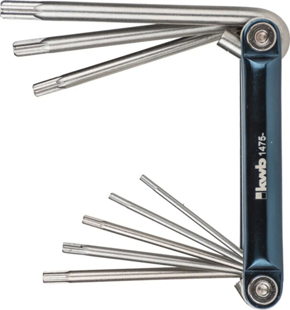 Set Chiavi Torx Tascabili 8 pz T9-T40 - Ideale per Bici e Casa