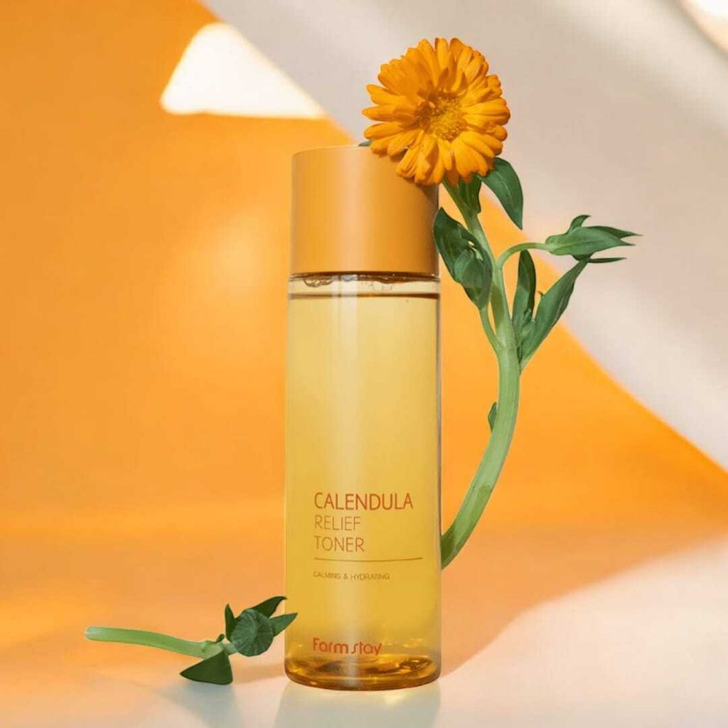 FarmStay Calendula Relief Toner Nawilajcy tonik do twarzy, 200 ml