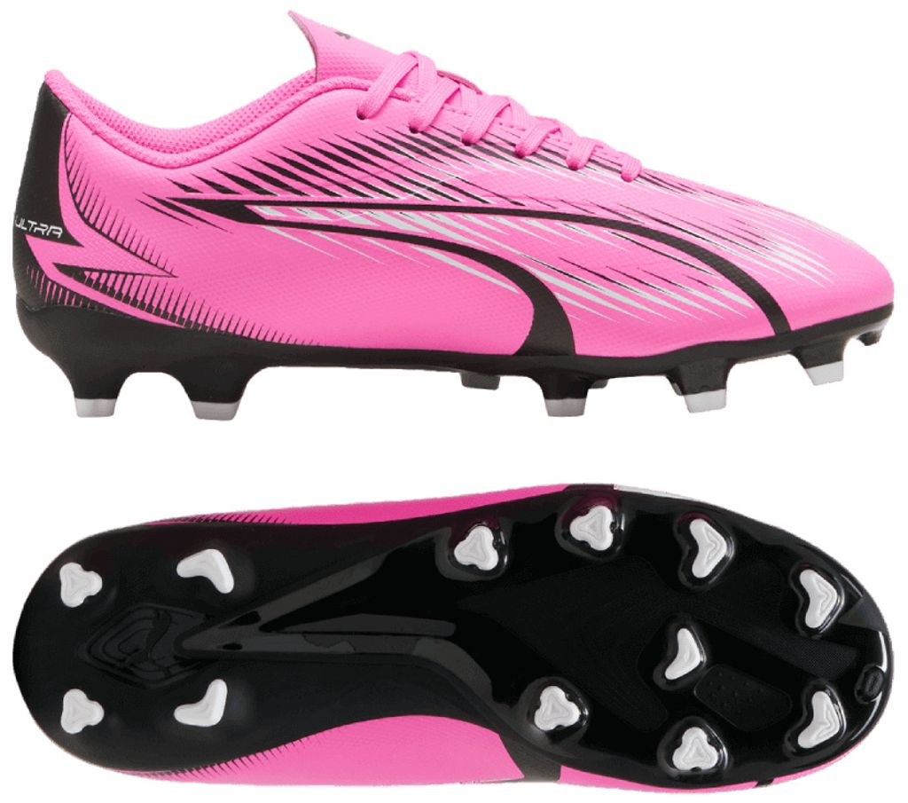 PUMA ULTRA PLAY FG/AG Jr Poison Pink-PUMA White-PUMA Black Zdjęcie produktu 23