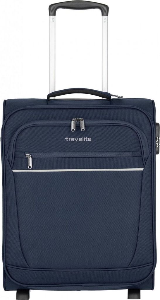 travelite Trolley Cabin 2w Bordtrolley Marine blau 49cm Produktbild 