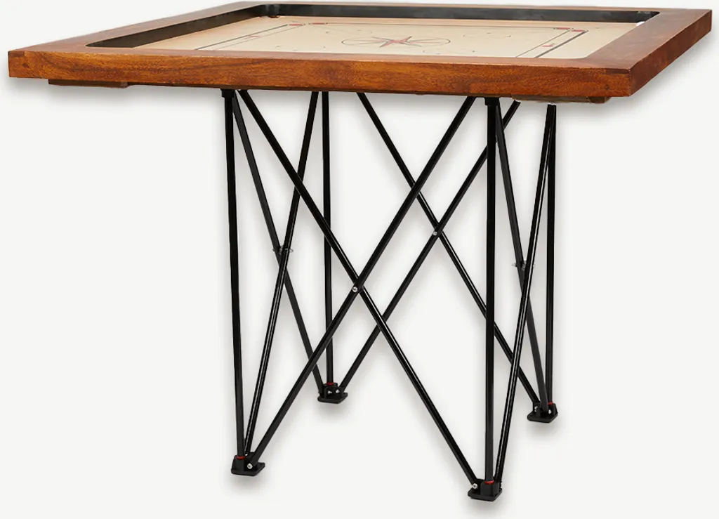 Billard Indien Traditionnel de Compétition en Bois avec Support - 9