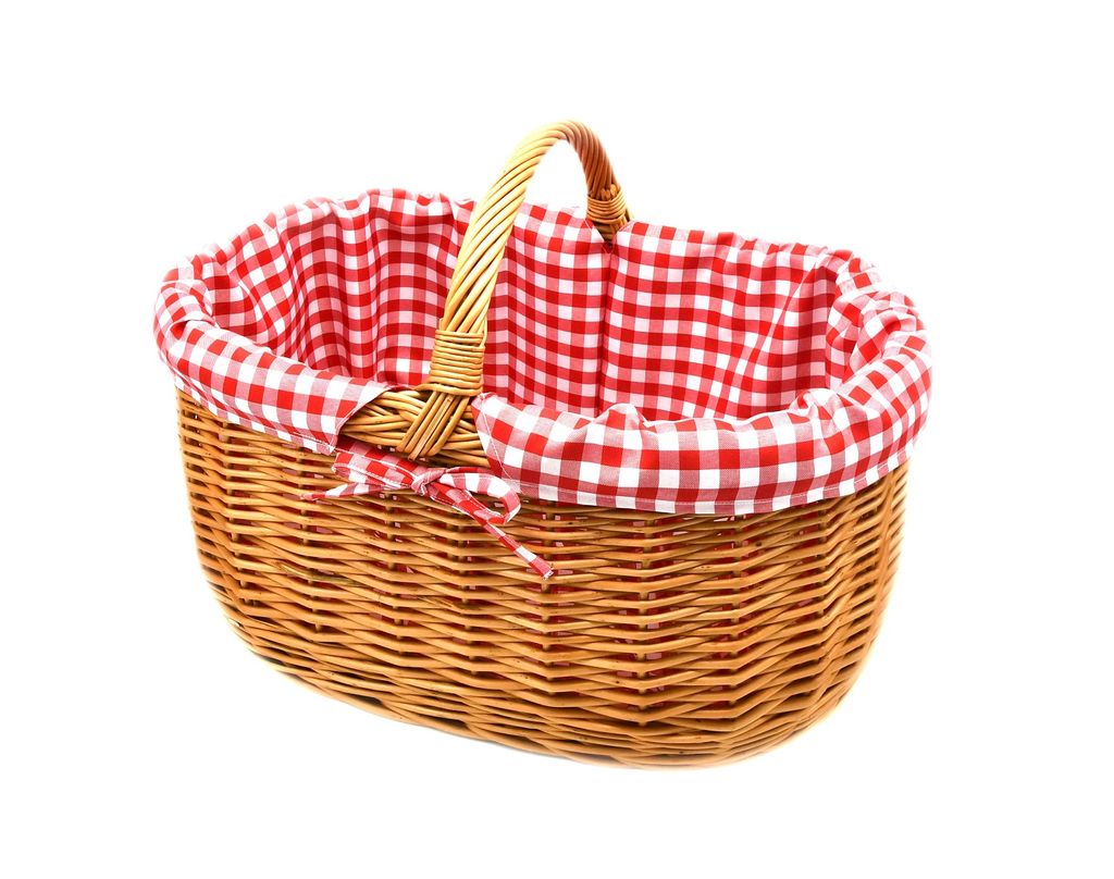 Produktbild von MyBer® Einkaufskorb Weidenkorb Geflochten BTH 38/25/25-47cm Stabiler