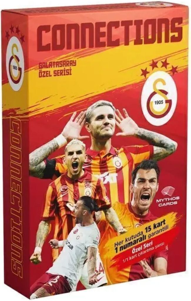 Galatasaray Sammelkarten Box 2023/2024 – 15 Spielerkarten, Produktbild 