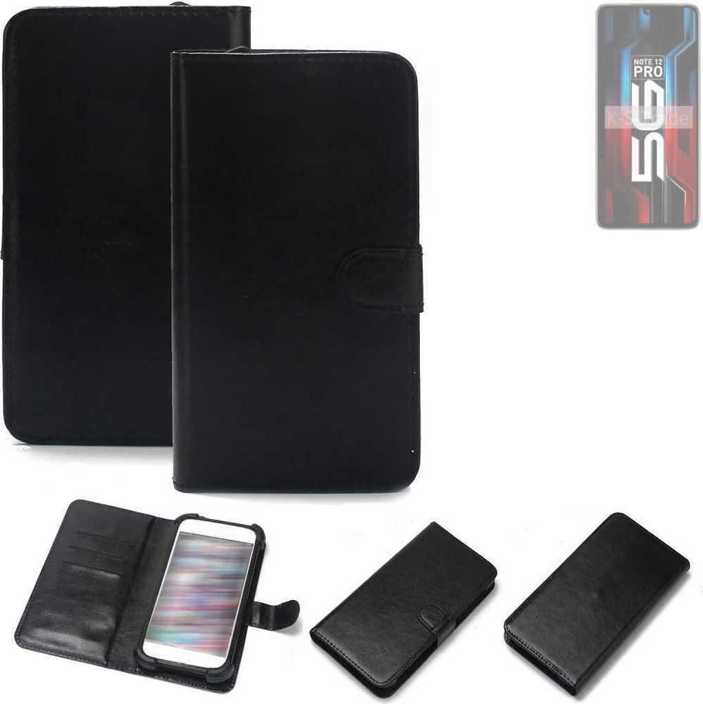 K-S-Trade Handyhülle Schutzhülle kompatibel mit Infinix Note 12 Pro 5G Handy Schutz Hülle Handyhülle Bumper schwarz 1x