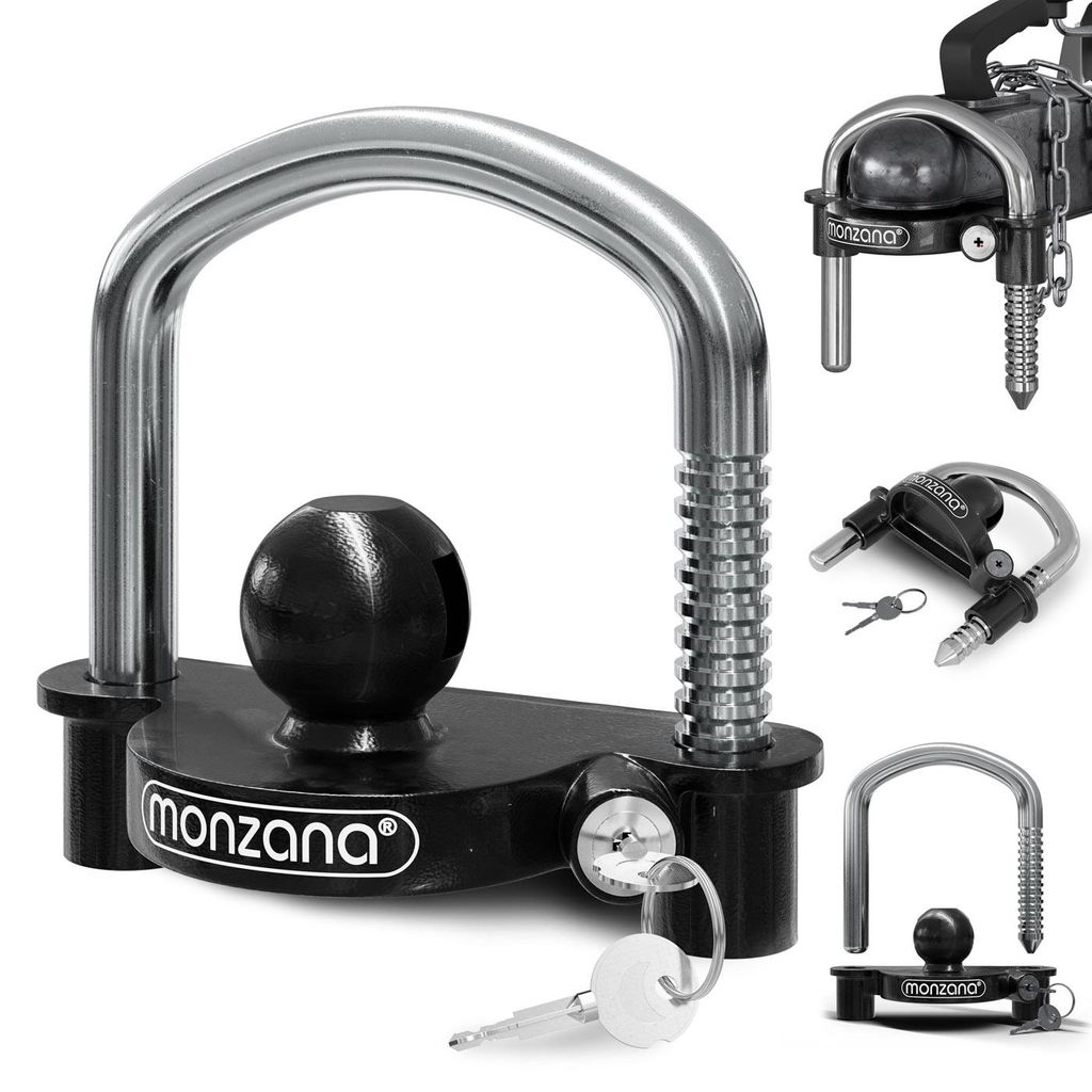 MONZANA® Anhängerschloss für gängige Anhängerkupplung Produktbild 