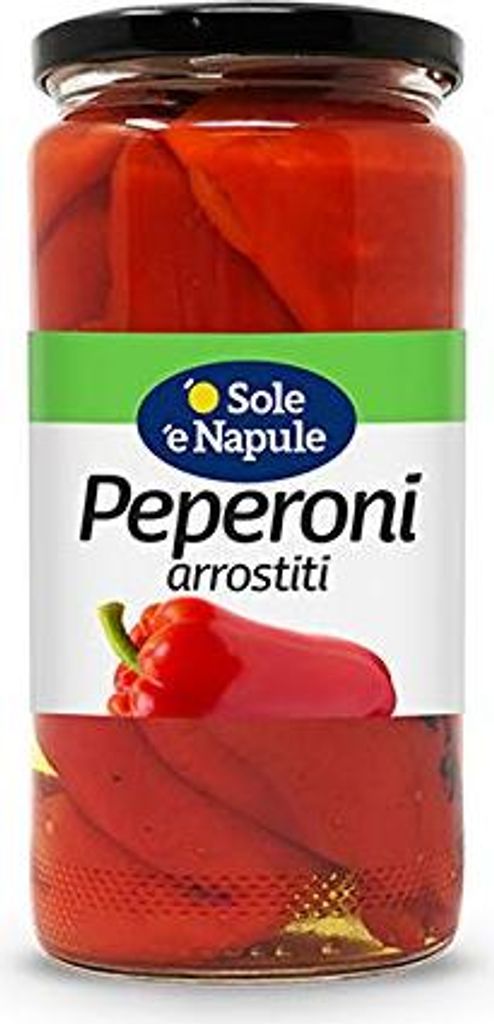 Geröstete Paprika in Salzlake - 480 gr. 'o Sole 'e Napule