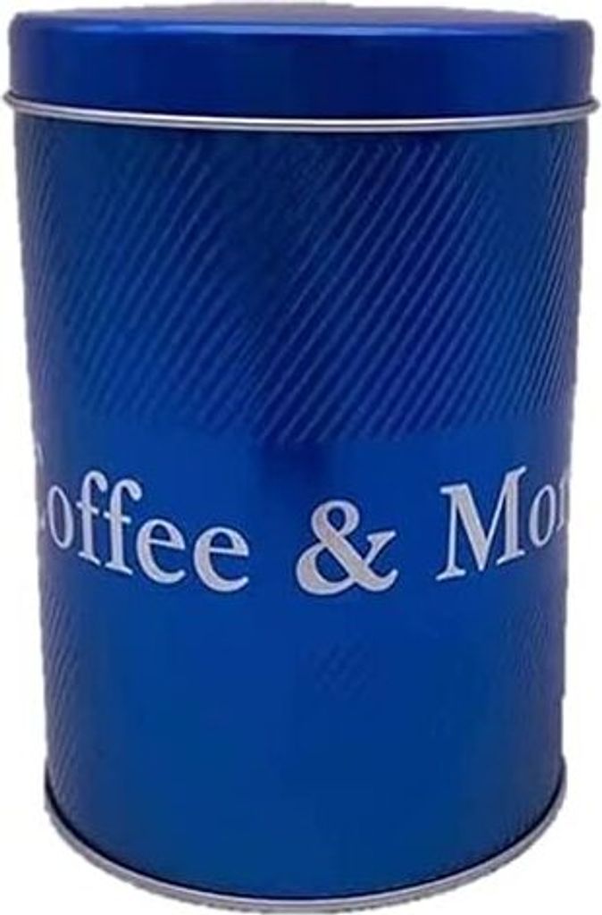 Kaffeedose mit Dosierlöffel (luftdichte Aromadose für 1kg Kaffeebohnen, Kaffeebehälter aus Edelmetall, Vorratsdose zur Aufbewahrung von Bohnen) ...