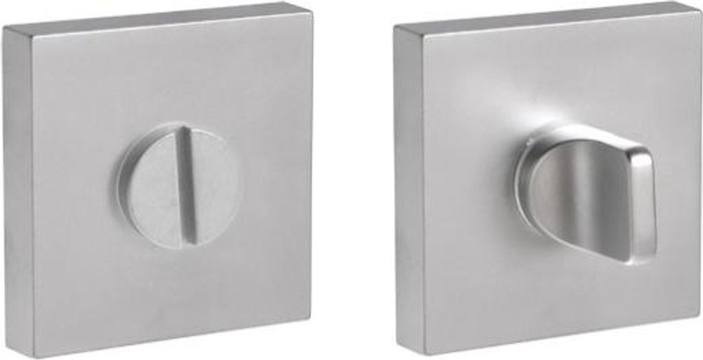 Plaque carrée GAMET PLT-26-WC-08-KW, serrure WC, Image du produit 