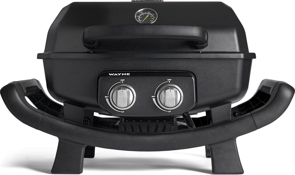 BURNHARD 2-Brenner Gasgrill Wayne 4,4 kW – Tragbarer Produktbild 